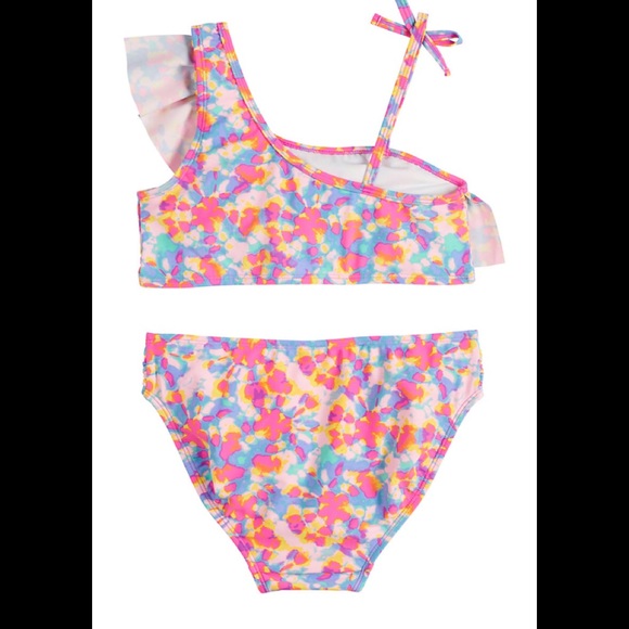 Girls 16 summer splash 2 piece swim suit plus tie dye cover up dress - Picture 2 of 4